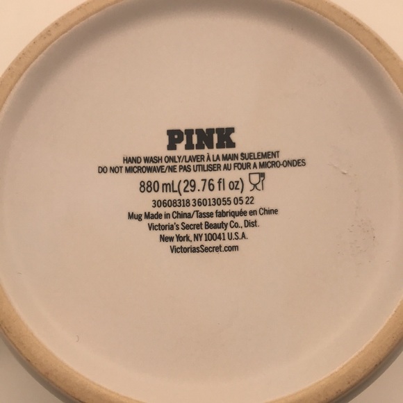 NWT Large (29.76oz) Victoria’s Secret PINK Mug - Picture 5 of 8